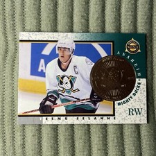 TEEMU SELANNE 1998 PINNACLE HOCKEY MINT COLLECTION INSERT CARD #7 DUCKS
