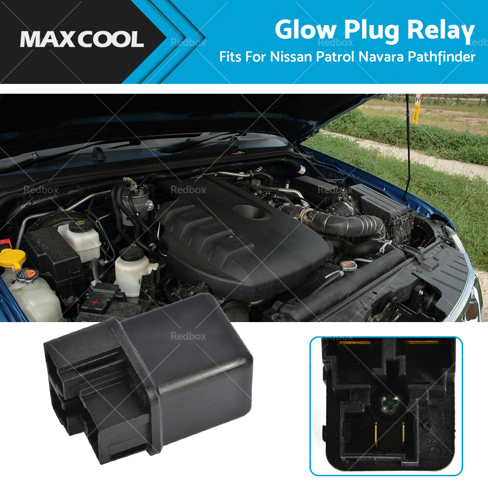 Glow Plug Relay Fits For Nissan Patrol Y61 Navara D40 Pathfinder R51