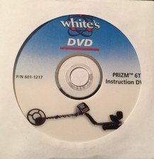 Whites Electronics PRIZM 6T Metal Detector Manuale Istruzioni DVD