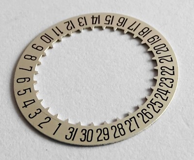 Landeron 48 Uhr. 2557 Datumscheibe 6H Durchmesser 24,30 Mm Grau Metall