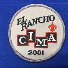 Boy Scout 2001 El Rancho Cima Patch Sam Houston Area Council 249B1