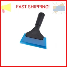EHDIS 5 inch Rubber Squeegee for Glass, Mirror, Shower, Auto, Car Windows - Blue