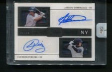 2023 Panini Three and Two Jasson Dominguez Everson Pereira Dual Auto 06/10