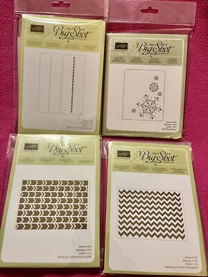 Stampin Up Sizix Big Shot Embossing Folders | eBay