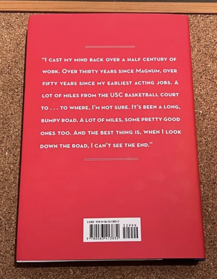 Tom Selleck You Never Know A Memoir First Edition Signed Hardcover