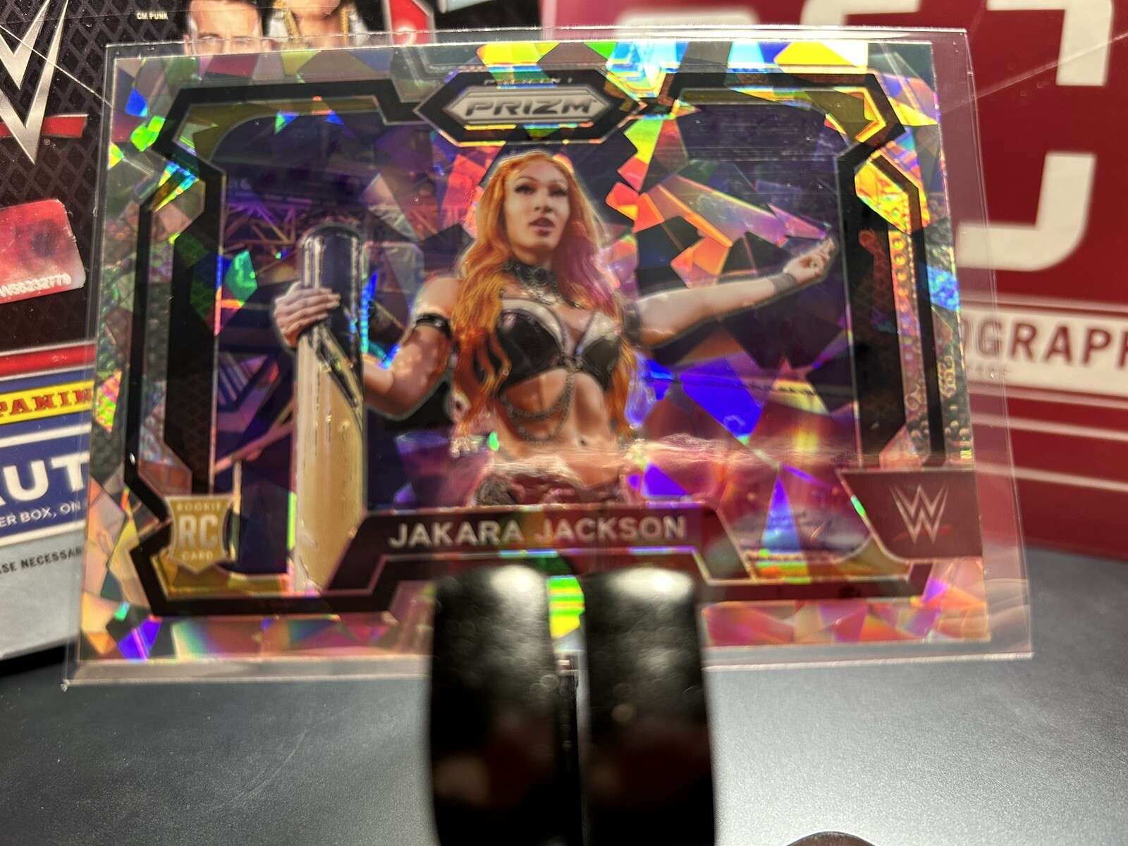 JAKARA JACKSON: 2024 Panini Prizm WWE RC🔥CRACKED ICE PRIZMS Parallel🔥NXT #12
