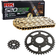 Chain Set Kawasaki Yr 250 Estrella 94-99 Chain RK GB 520 Xso 102 Open Gol
