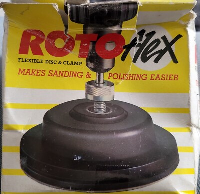 Roto Flex Exzenter-Schleifunterlage für Bohrer mit Schleifpolierpads