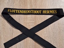 M&uuml;tzenband Tellerm&uuml;tze Bundeswehr Bundesmarine Uniform Flottendienstboot Hermes
