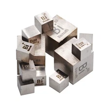 Bismuth Metal 10mm Density Cube 99.99% for Element Collection USA SHIPPING