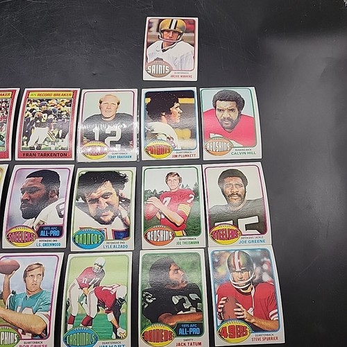 Juego parcial Topps Football 1976 391/528 con estrellas y hofers - Imagen 4 de 24