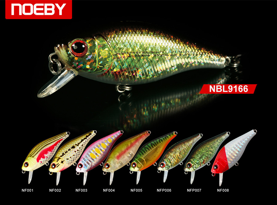 JK20464 Leurre Truite Rivières 5cm Le Pack de 5 Poissons Nageurs de