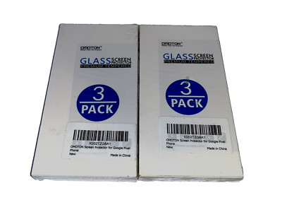 Lot Of 2 Omoton Glass Screen Protector Premium 3 pack for Google Pixel Phone