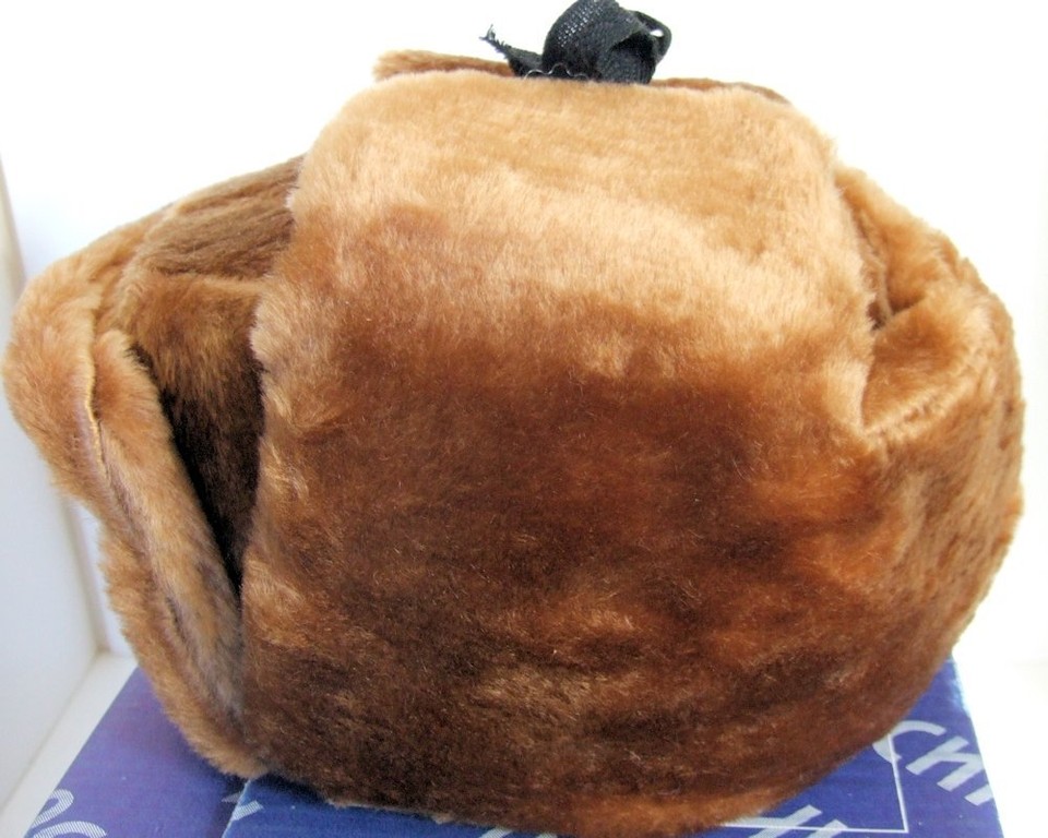 Autentico Russo Militare Marrone Cammello Kgb Ushanka Cappello Con - Foto 10