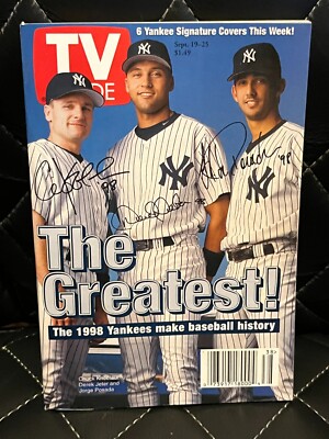 1998 TV Guide September 12-23 New York Yankees Cover Derek Jeter
