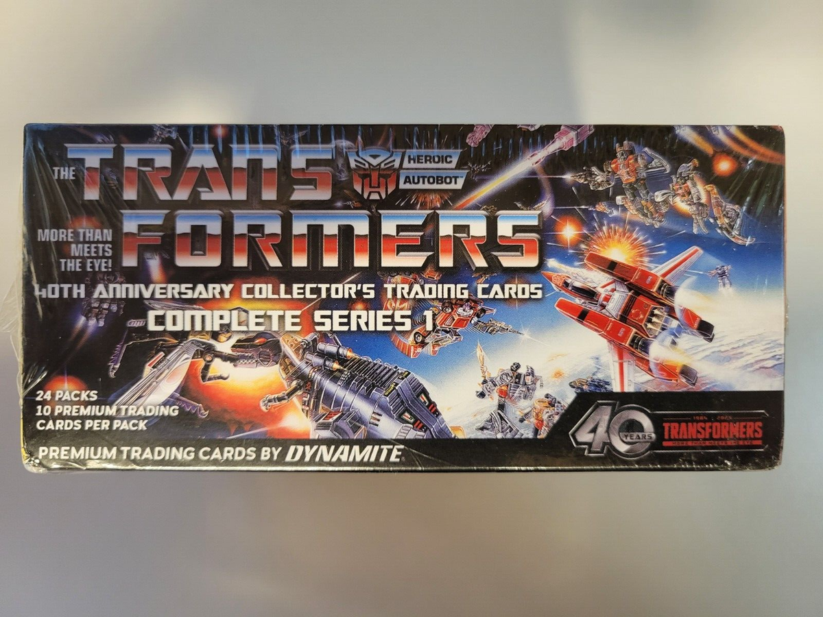 Transformers 40th Anniversary Collector's Trading Cards Complete