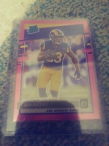 2020 Panini Donruss optic Football Pink Cam Akers