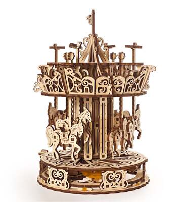 Ugears Globe Globus Erde Holzmodellbausatz