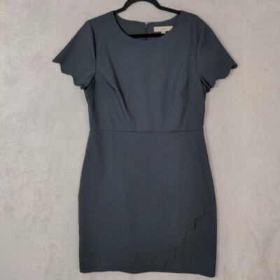 minimalist shift dress Mini Shift Dress In Gray