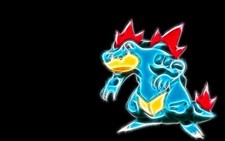 Pokemon fractalius pokmon video games cyan red black Pad Gaming Mat Desk