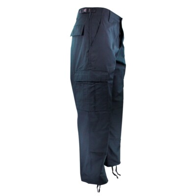 NWT Tact Squad T7010N MEN'S RIPSTOP BDU TROUSERS DARK NAVY Xsmall WAIST 24-26