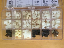 Buick 162pc Nylon Grille Headlamp Marker Light Fender Bezel Screw Nut Clip Kit