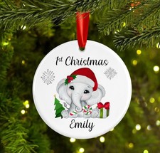Baby's First Christmas Ornament - Personalized Christmas Ornament - Keepsake ...