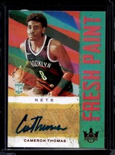 2021-22 Panini Court Kings #FP-CTH Cameron Thomas Fresh Paint Jade