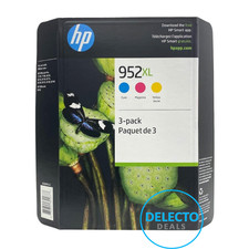 3-PACK HP GENUINE 952XL COLOR C/M/Y INK OFFICEJET PRO 8710 8720 SEALED 10/2026 