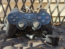 Sony PS2 BLACK Wired Controller OEM DualShock PlayStation 2 AUTHENTIC
