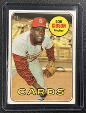 BOB GIBSON 1969 TOPPS BASEBALL #200 CARDINALS