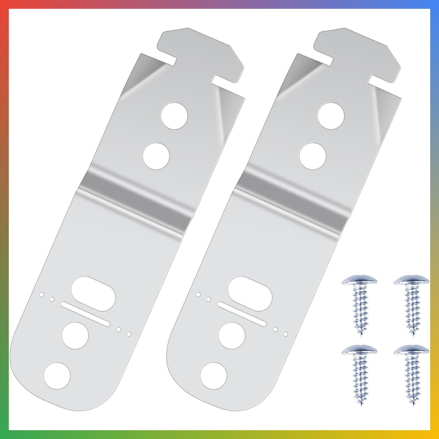 Dishwasher Mounting Bracket Clips 2 Pack 619985 Heavy-Duty Replacement For Bosch