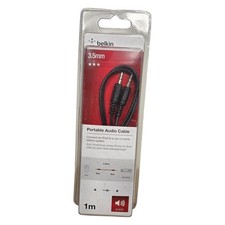 Belkin Portable Audio Cable 3.5mm 1m, F3Y111BF1M