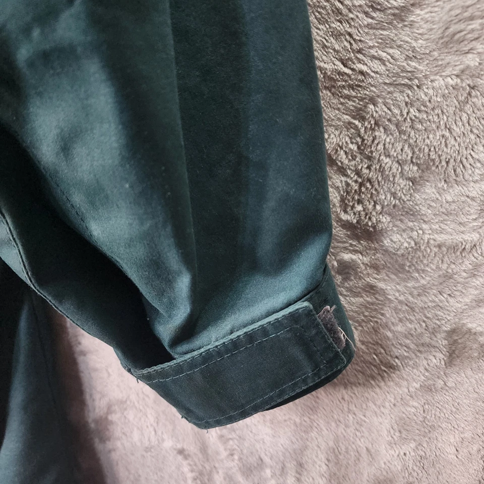 Parka de montaña vintage Eddie Bauer forrada en lana para hombre grande verde azulado a cuadros Foto 4 de 4