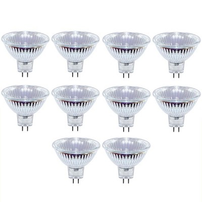 10 x Halogen Leuchtmittel Reflektor MR16 35W GU5,3 12V Lampe longlife 4000h 36°