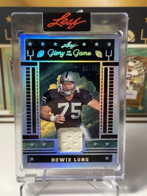 2025 Leaf Glory Of The Game Howie Long Jersey Card # d 06/40