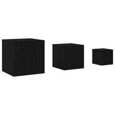 Side Tables Coffee Sofa Hallway Accent Table Engineered Wood3 pcs vidaXL
