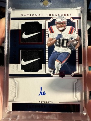 2023 Panini National Treasures Kayshon Boutte 1/1 Dual Nike Patch