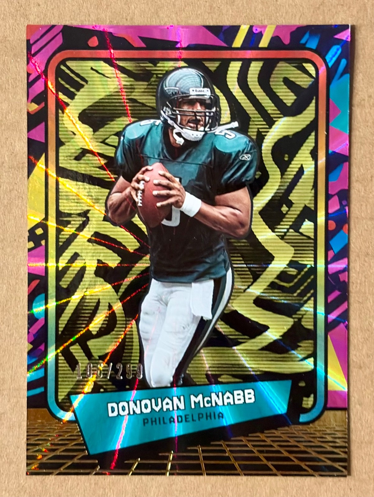 DONOVAN MCNABB YELLOW /299 2026 Panini Decades 90s Eagles #59