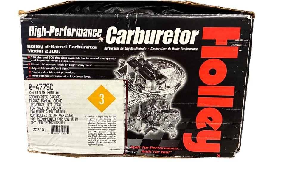 Carburador Doble Bomba Alto Rendimiento Modelo 41504BB1 Caja de Entrada Totalmente Nuevo Foto 2 de 4