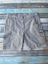 Carhartt Cargo Shorts Men's 40 Tan Brown Relaxed Fit Utility Work B357