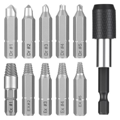 Hexagonal Shank Broken Head Screw Extractor Screw Broken Head Screwdriver