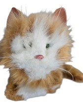 FurReal Friends Cat Orange Tiger2002 Original Meows Moves HeadPurrs
