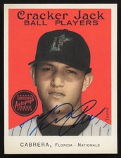 2004 Topps Cracker Jack SP Miguel Cabrera #226 Mini Red