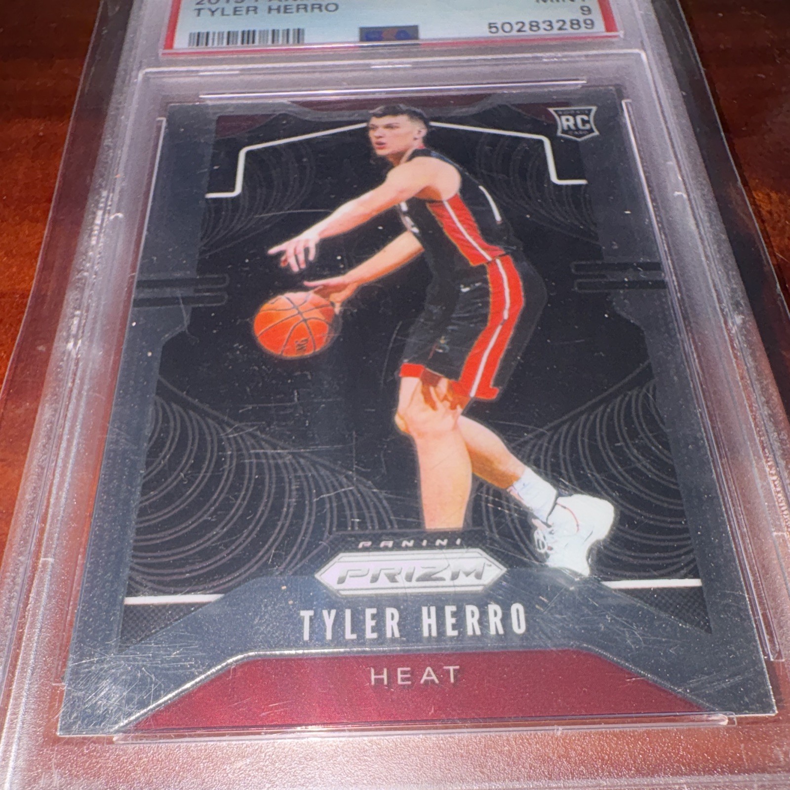 Panini Prizm 2019-20 Tyler Herro Miami Heat RC Base Set #259 PSA 9
