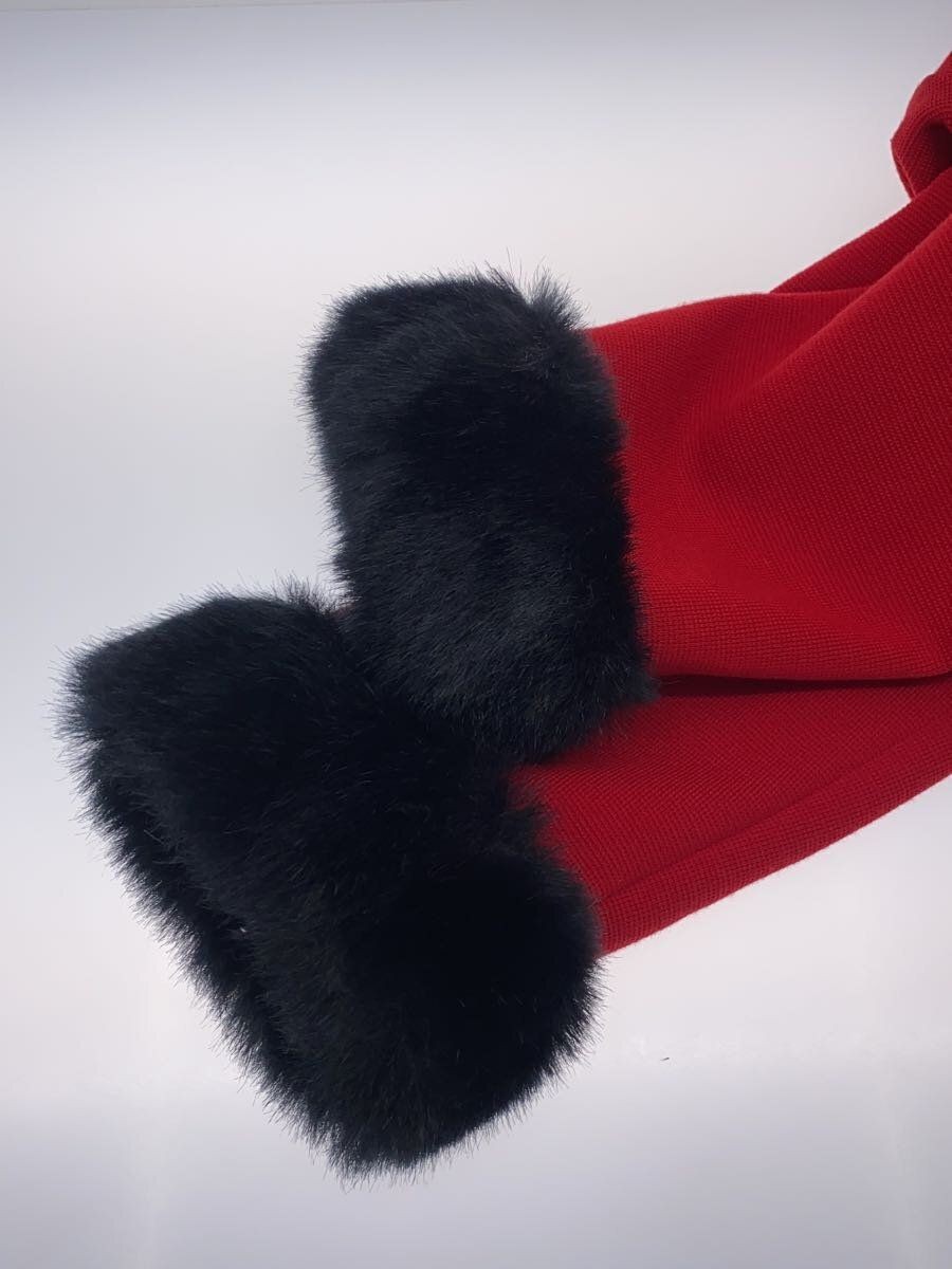 YVES SAINT LAURENT ALTRO CAPPOTTO PELLICCIA MACCHIATO M LANA ROSSO TINTA UNITA SPS4A817 FUKUSUKE