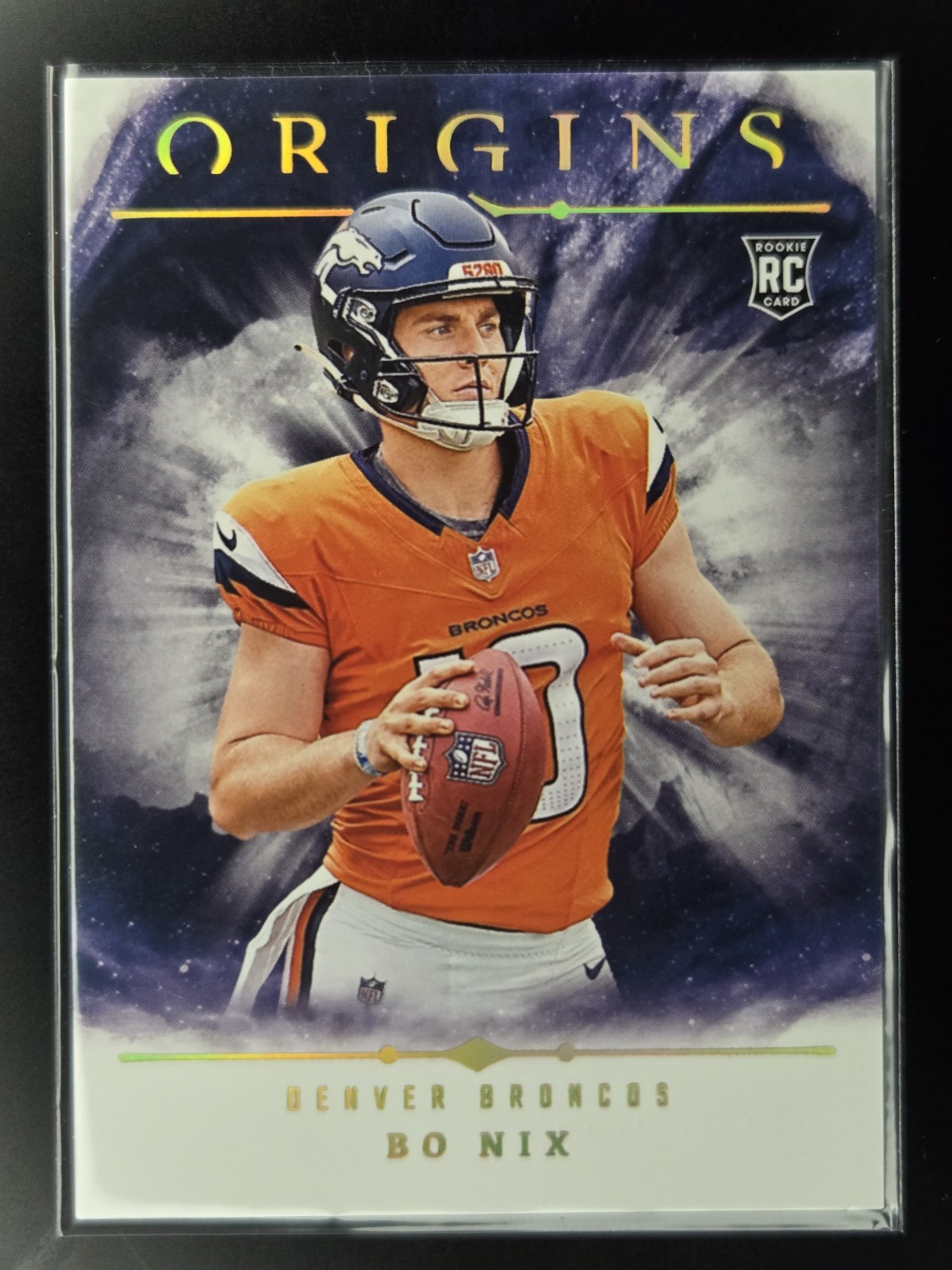 2024 Panini Origins #149 Bo Nix RC Denver Broncos. ROOKIE CARD