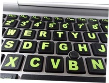 Keyboard Stickers 194 Piece Set with Big Luminescent Extra Large Symbols. 3