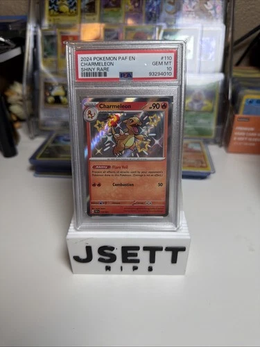 2024 Pokémon Paldean Fates CHARMELEON SHINY RARE #110 PSA 10 Gem Mint