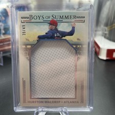 2024 Panini Boys of Summer Hurston Waldrep #JPM-HW /49 Atlanta Braves Rookie RC